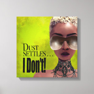 Stoffen die ik niet bevestig canvas afdruk