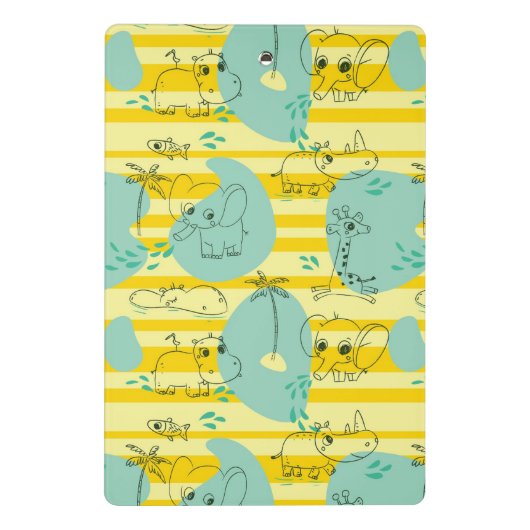 Stoffen die met water spelen 2 mini klembord (Achterkant)