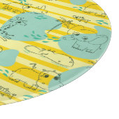 Stoffen die met water spelen 2 snijplank (Hoek)