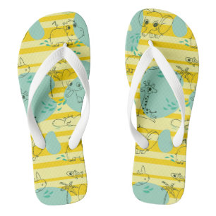 Stoffen die met water spelen 2 teenslippers