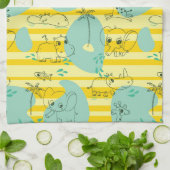 Stoffen die met water spelen 2 theedoek (Gevouwen)