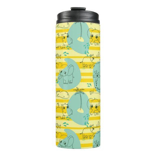 Stoffen die met water spelen 2 thermosbeker (Voorkant)