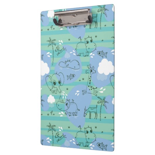 Stoffen die met water spelen 3 klembord (Links)