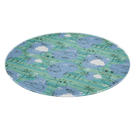 Stoffen die met water spelen 3 snijplank (Hoek)