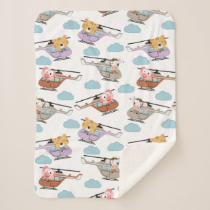 Stoffen in helikopterpatronen sherpa deken