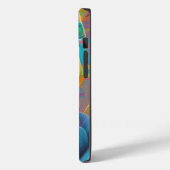 Stoffen kleurrijke katten Case-Mate iPhone case (Achterkant / Links)