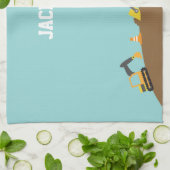 Stoffen voor de bouw van jongens theedoek (Gevouwen)