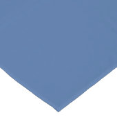 Stoffig blauw eenvoudig minimaal korte tafelloper (Hoek)