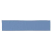 Stoffig blauw eenvoudig minimaal korte tafelloper (Horizontaal)