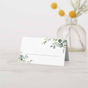 Stoffig Blauw Eucalyptus groen gevouwen plaats kaa