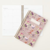 Stoffig Roos  Botanische Paddestoel Vlinder Planner (Display)