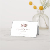 Stoffig Roos Pampas Trouwtafel (Voorkant)