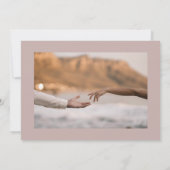 Stoffig Roos Roze Collage Multi Foto Save The Date (Achterkant)