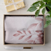 Stoffig Roze Bloemig Tissuepapier (Geschenk)