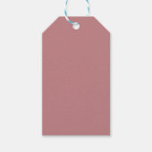 Stoffig Roze Cadeaulabel (Voorkant)