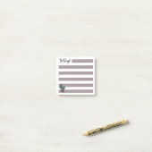 Stoffig Roze | Gelinieerd | Cactus in pot - Post-it® Notes (Op bureau)