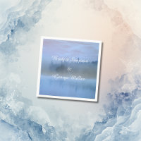 stoffige blauwe bos landschap bruiloft