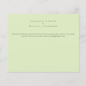 Stoffige Blauwe Rozen Limoenbladeren Trouwbudget Flyer (Achterkant)