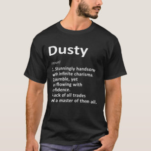 Stoffige Definitie Gepersonaliseerde Naam Grappige T-shirt