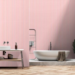 Stoffige Indiase roze twee inch brede slager stree Behang