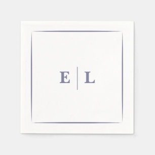 Stoffige lavendel Minimalistische Trouw  Servet