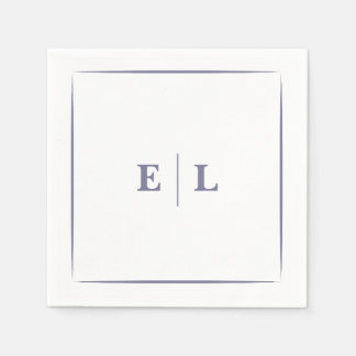 Stoffige lavendel Minimalistische Trouw Servet