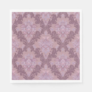 Stoffige Lavendel Roze Mauve Lilac Elegante Damast Servet