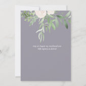 Stoffige lavendel salie bloemige trouw BUDGET (Achterkant)