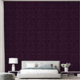Stoffige mauve Perzische levensboombehang (B) Behang