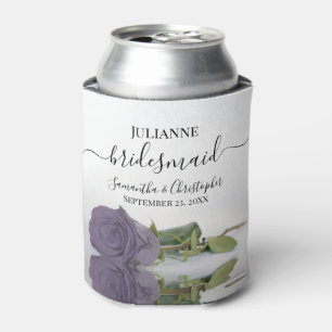 Stoffige Paarse Roos Elegante bruidsmeisje bruilof Blikjeskoeler