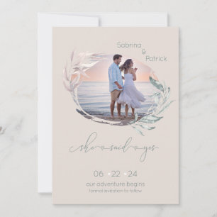 Stoffige Palomino Roos Blad Foto  Save The Date