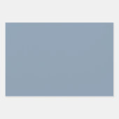 Stoffige Periwinkle Blauwe Wrapping Papiervellen Inpakpapier Vel (Voorkant)