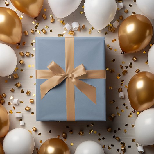 Stoffige Periwinkle Blauwe Wrapping Papiervellen Inpakpapier Vel