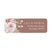 Stoffige Roos & Blush Klei Trouw Retouradres