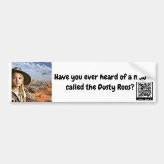 Stoffige Roos bumpersticker