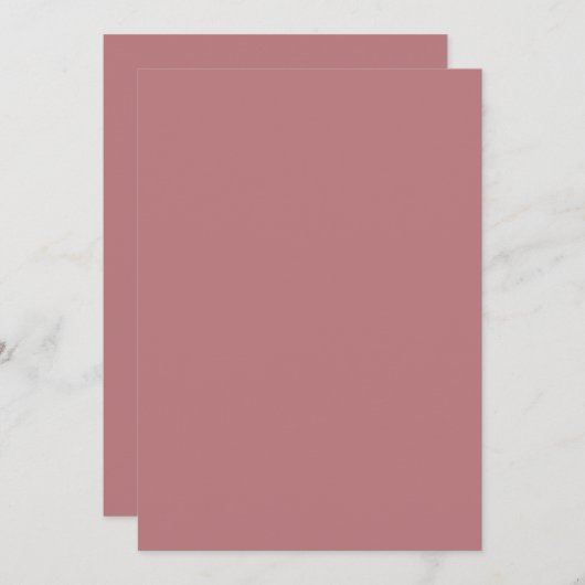 Stoffige Roze Achtergrond Sjabloon Trouwfeest Kaart (Voorkant / Achterkant)