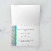 Stoffige roze en blauwe iKat Aankondiging (Binnen)