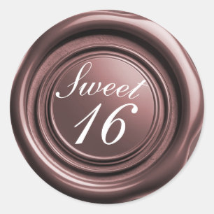 Stoffige Roze Kaars Was Zegel Drip Sweet 16 Trouwe