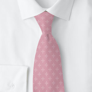 Stoffige Roze Kamperfoelie Stropdas