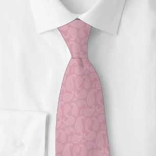 Stoffige Roze Paisley Stropdas