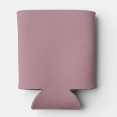 Stoffige Roze Script Moderne Trendy Bruiloft Blikjeskoeler (Achterkant)