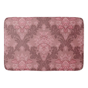 Stoffige Roze Zachte Roze Bourgondië Elegante Dama Badmat