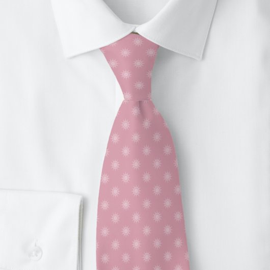 Stoffige Roze Zon Stropdas
