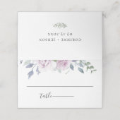 Stoffige tuin bloemenbruiloft (Buitenkant ongevouwen)