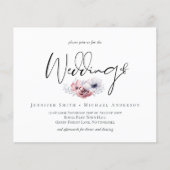 Stofjas Navy Blauwe Koraal Bloem Slang Letters Tro (Voorkant)