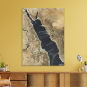 Stofloodsen over het Rode Zee Canvas Afdruk (Insitu (Woonkamer))