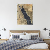 Stofloodsen over het Rode Zee Canvas Afdruk (Insitu (Slaapkamer))