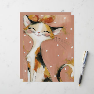 Stofris Calico Sinaasappel Jetzwart Whimsical Kat