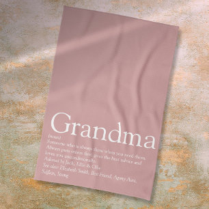 Stofris roze oma oma definitie  theedoek