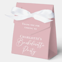 Stofrust Roze Roze Aangepaste Bachelorette-feest